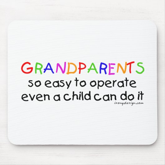 祖父母の愛 マウスパッド (正面)