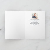 祖父母の新しい孫の誕生おめでとう カード (内部)