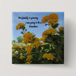 祖父母の新生児発表 缶バッジ