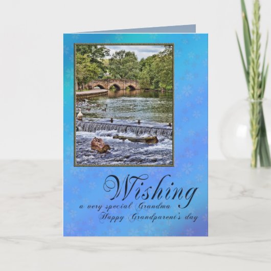 祖父母の日のおばあちゃん カード (正面)