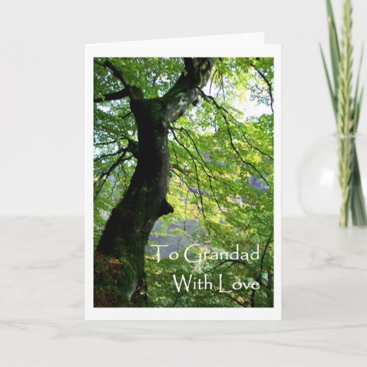 祖父母の日のグリーティングカード – 祖父の場合 カード (正面)