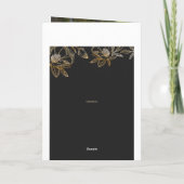 祖父母の日のフローラフォトカード カード (裏面)