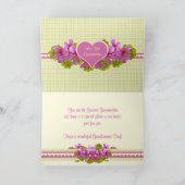 祖父母の日の祖母への愛の写真 カード (内部)