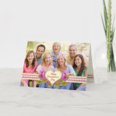 祖父母の日の祖母への愛の写真 カード (正面)