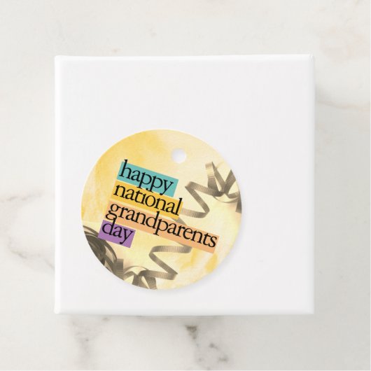 祖父母の日を祝う フェイバータグ (インサイチュ)