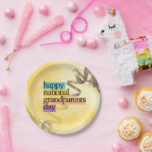 祖父母の日を祝う ペーパープレート (パーティー)