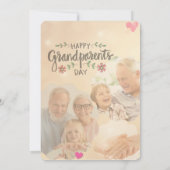 祖父母の日を祝う 招待状 (裏面)