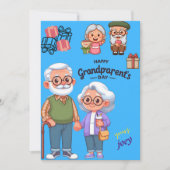 祖父母の日帰り挨拶状 シーズンカード (正面)