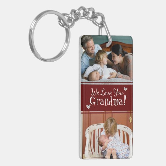 祖父母の日愛するおばあちゃん キーホルダー (正面左)