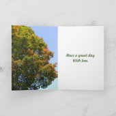 祖父母の日秋もみじ カード (内部)