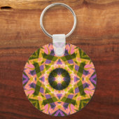 祖父母の日贈り物かわいい秋の秋フォトフレーム キーホルダー (裏面)