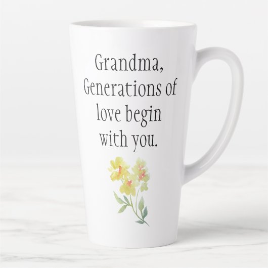 祖父母の日 カフェラテマグ (右)