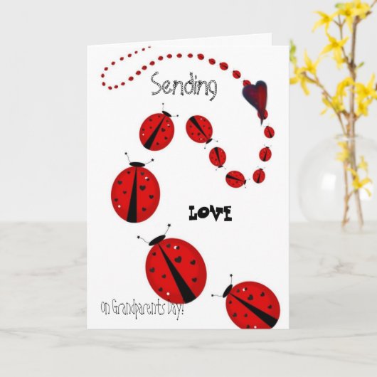 祖父母の日 カード (黄色い花)