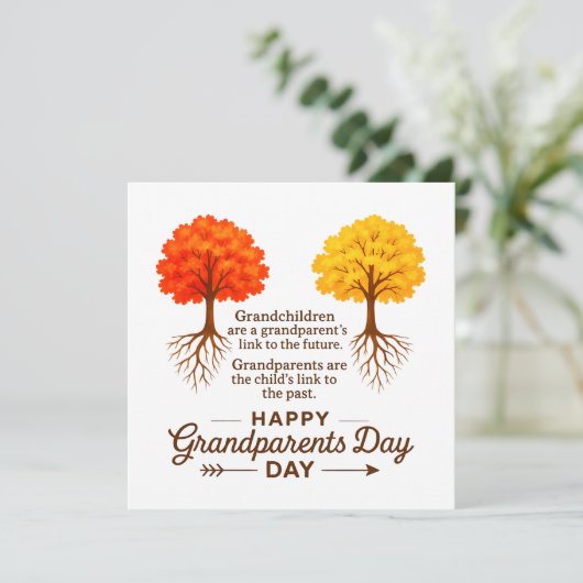 祖父母の日 カード (スタンド正面)