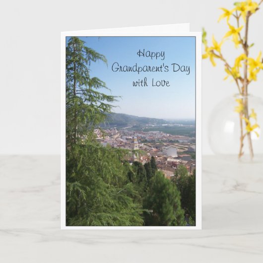 祖父母の日 カード (黄色い花)