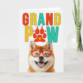 祖父母の日 グランドポー 秋田犬 シーズンカード