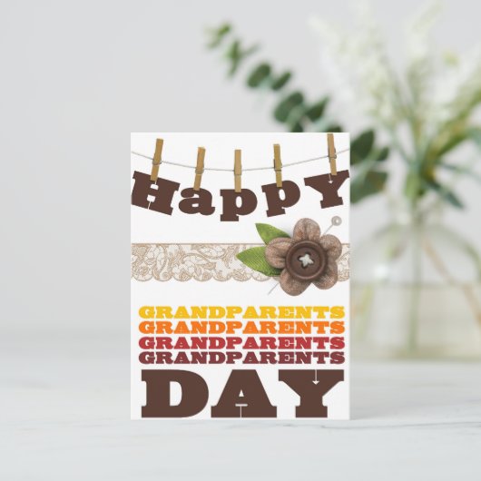 祖父母の日 ポストカード (スタンド正面)