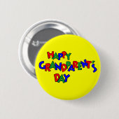 祖父母の日 –  缶バッジ (正面&裏面)
