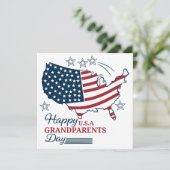祖父母の日 2025 米国 ベクトルマップ カード (スタンド正面)