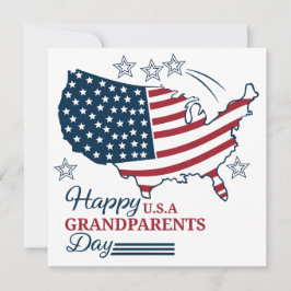 祖父母の日 2025 米国 ベクトルマップ カード