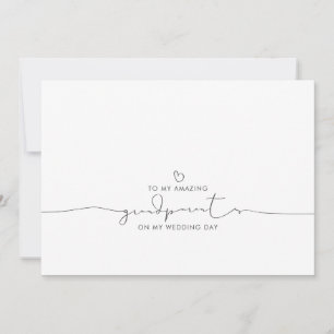 祖父母の朝結婚にかわいいメッセージ