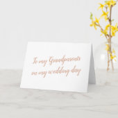 祖父母の結婚式の招待状 カード (黄色い花)