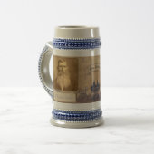 祖父母の記憶に。ファミリーファッションド旧 ビールジョッキ (正面左)