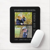 祖父母の「あなたは私たちのヒーロー」の写真 マウスパッド (マウス)