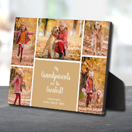祖父母は写もっとも偉大真コラージュ フォトプラーク