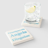 祖父母は変装の天使です ストーンコースター (横)