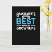 祖父母は最高の大人の種類です カード (黄色い花)