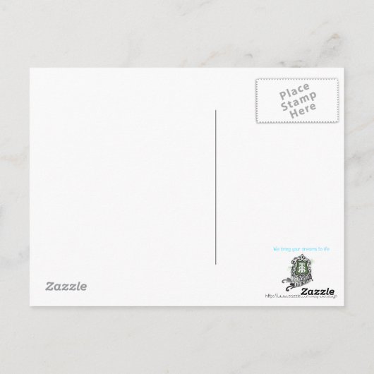 祖父母は未来の世代の足跡だ ポストカード (裏面)