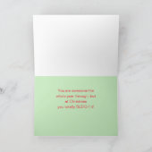 祖父母へのメリークリスマス挨拶カード カード (内部)