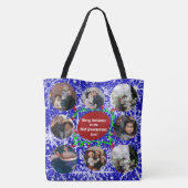 祖父母へのメリー最高のス・クリスマス、8枚、2枚 トートバッグ (裏面)