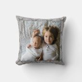 祖父母への贈り物を抱き締めるまでこれを抱き締める クッション (正面)