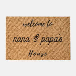 祖父母へようこそ ドアマット