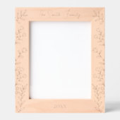 祖父母またはブレンドされた家族の養子家族 レーザー彫刻フレーム (正面)