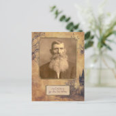 祖父母を偲んで 昔ながらのデザイン ポストカード (スタンド正面)