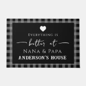 祖父母ウェルカムマットの方が良い ドアマット (正面)