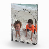 祖父母カスタムの祖父母の写真 フォトブロック (右)