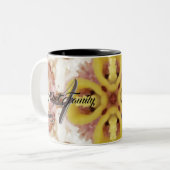 祖父母カスタムへの贈り物ホットココアコーヒーカップ ツートーンマグカップ (正面左)