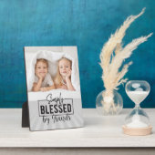 祖父母ギフト！単に賛美grands写真で フォトプラーク (側面)