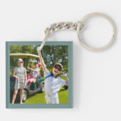 祖父母クラブ写真ライフスタイル おもしろい キーホルダー (裏面)