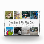 祖父母クルーカスタム8フォトグリッド フォトブロック (正面)