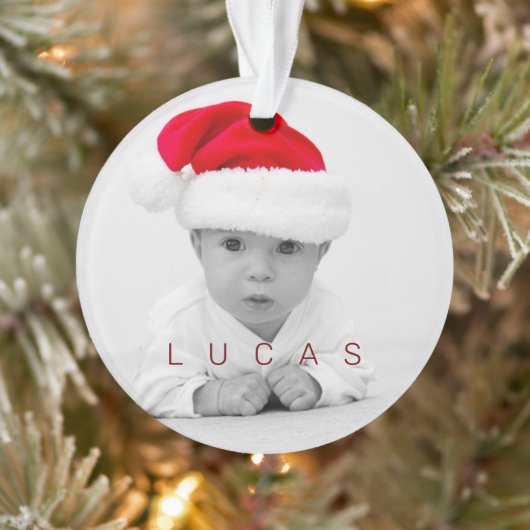 祖父母ジョイフォトモノグラムホリデイオーナメント オーナメント (ツリー)