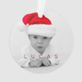 祖父母ジョイフォトモノグラムホリデイオーナメント オーナメント (正面)