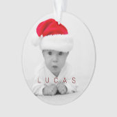 祖父母ジョイフォトモノグラムホリデイオーナメント オーナメント (正面)