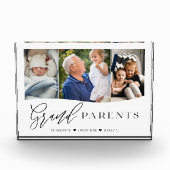 祖父母スクリプト孫フォトキープサケ フォトブロック (正面)