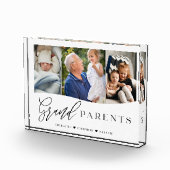 祖父母スクリプト孫フォトキープサケ フォトブロック (右)