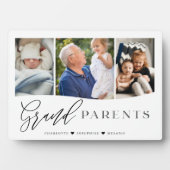 祖父母スクリプト孫フォトキープサケ フォトプラーク (正面)